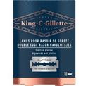 Gillette King C. Gillette Double Edge  scheermesjes - 10 stuks