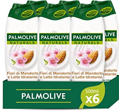 Palmolive Badschuim amandel, 6 x 500 ml