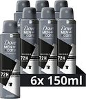 Dove Men+Care Advanced Invisible Dry Anti-Transpirant Deodorant Spray, biedt tot 72 uur bescherming tegen zweet - 6 x 150 ml - Voordeelverpakking