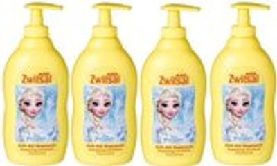 Zwitsal Shampoo Kids Frozen Anti Klit - 4 x 400 ml Voordeelverpakking