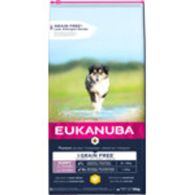 Eukanuba Dog Junior Grainfree Chicken Large 12 kg - hondenbrokken