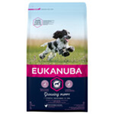 Eukanuba Dog Growing Puppy Medium 3 kg - hondenbrokken