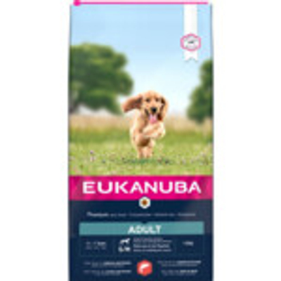 Eukanuba Dog Adult Small - Medium Zalm - Gerst 12 kg - hondenbrokken