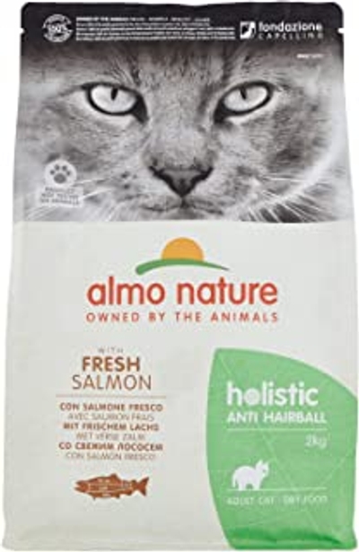 Almo Nature Anti-haarbal met verse zalm voor katten, 2 kg - kattenbrokken