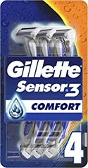 Gillette Sensor 3 wegwerpmesjes - 4 stuks
