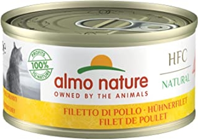 Almo Nature Kattenvoer, Kippenfilet, 24 x 70 g - natvoer katten