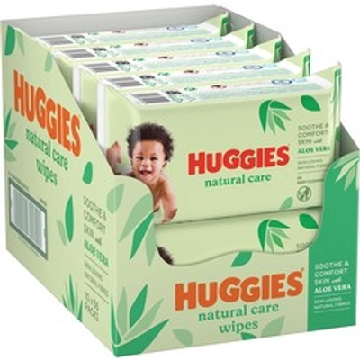 Huggies Natural Care billendoekjes - 560 stuks