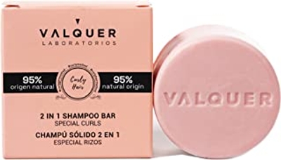 Valquer Laboratorios - 2-in-1 solide shampoobar krullend haar - 70 ml