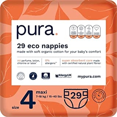 Pura Eco-Friendly  luiers maat 4 - 29 stuks