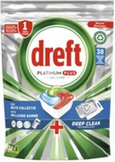 Dreft Plus vaatwastabletten  - 33 wasbeurten