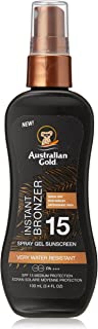 Australian Gold SPF15 Gel met Bronzer Zonnespray - 100 ml