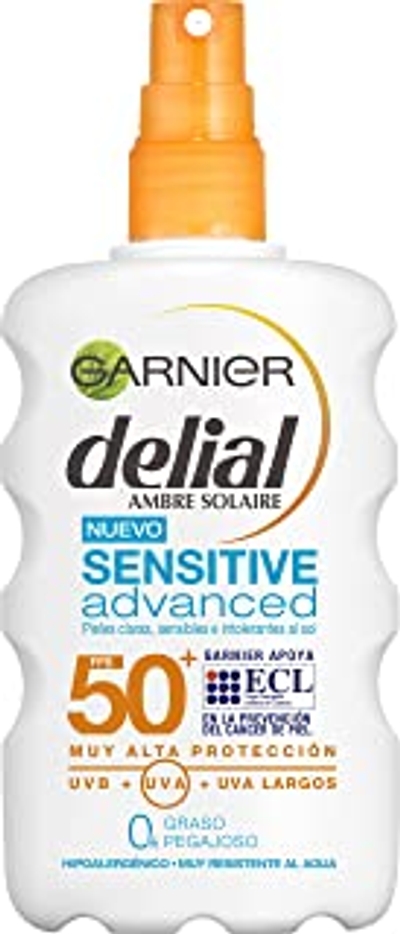 Garnier Delial Sensitive Advanced Zonnebrandspray SPF50+ - 150 ml