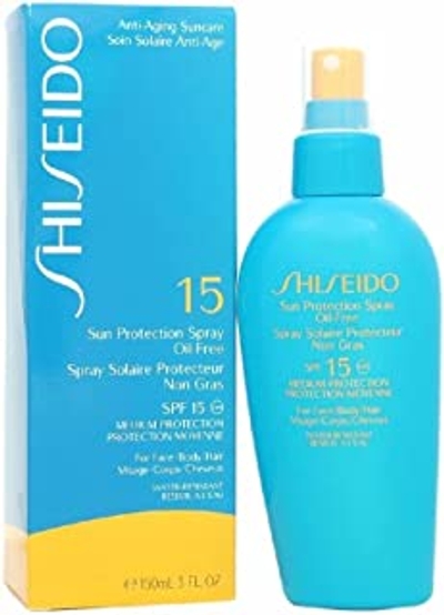 Shiseido Sun Care Sun Protection Spray Oil-Free SPF 15 Zonnespray, 150 ml
