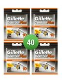 Gillette Contour Plus  scheermesjes - 40 stuks