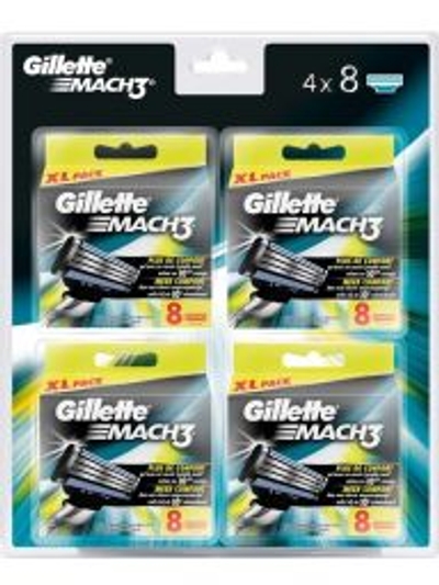 Gillette Mach 3 scheermesjes - 32 stuks