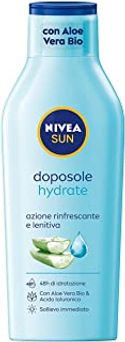 Nivea Sun Hydrate, 400 ml, lichaamsmelk met aloë vera bio en hyaluronzuur, aftersun 