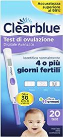 Clearblue Geavanceerde digitale ovulatietest, vergroot je kans om zwanger te worden, 1 digitale portastick en 20 tests