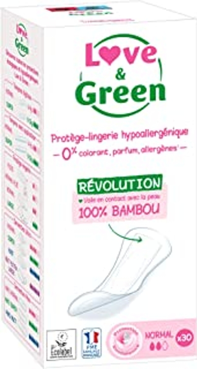 Love & Green Inlegkruisjes, hypoallergeen, 0% 30 stuks, 3 verpakkingen