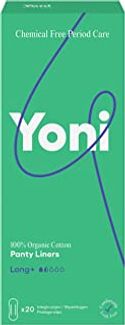 Yoni Long+ zonder parfum & duurzaam inlegkruisjes - 20 stuks