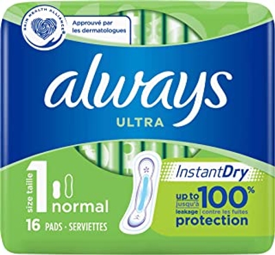 Always - Maandverband Ultra Normal - Maat 1 - 16 Stuks
