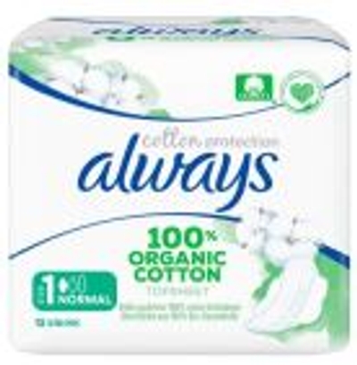Always Maandverband cotton protect normal plus - 12 stuks