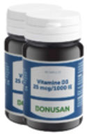 Bonusan Vitamine D3 25mcg/1000 IE Capsules Duoverpakking 2x90CP