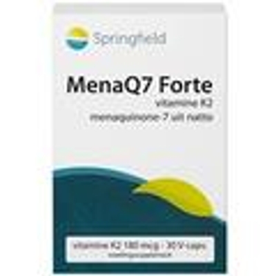 Springfield MenaQ7 Forte Vitamine K2 180mcg - 30 stuks
