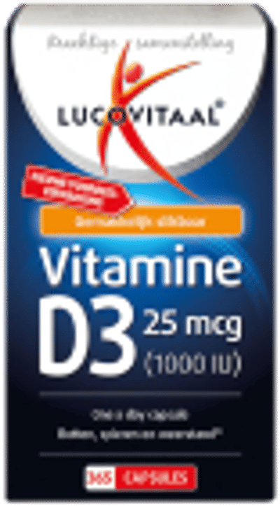Lucovitaal D3 25mcg (1000IU) Vitamine - 365 capsules