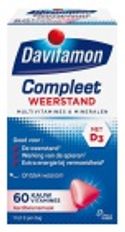 Davitamon Kauwvitamines Compleet Aardbei met D3 - 60 tabletten