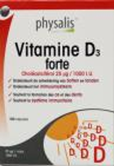 Physalis Vitamine D3 Forte Capsules 100 capsules - 1000 I.U.