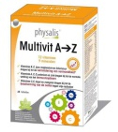 Physalis Supplementen Multivit A-Z Tabletten 45Tabletten