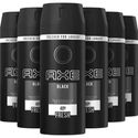 Axe Deodorant spray - Black - 6 x 150 ml - Voordeelverpakking