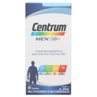 Centrum Men 50+ Multivitaminen Tabletten, 90 stuks