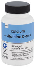HEMA calcium + vitamine D en K - 120 stuks