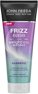 John Frieda Frizz Ease Weightless Wonder Shampoo voor Pluizig, Fijn Haar - 250 Milliliter - Met Hydraterend Aloë Water