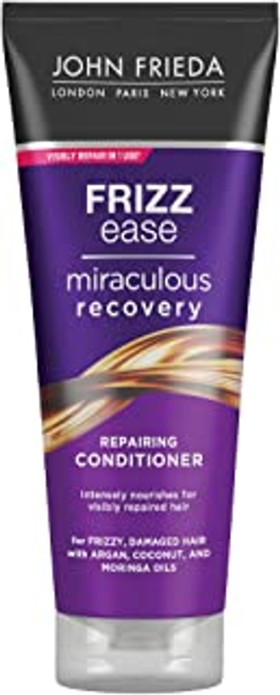 John Frieda Frizz Ease Miraculous Recovery Conditioner voor Pluizig Haar - 250 Milliliter - Herstelt Droog, Beschadigd en Pluizig Haar