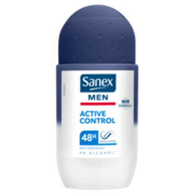 Sanex Men Active Control 48h Anti Transpirant Deodorant Roller - 50 ml