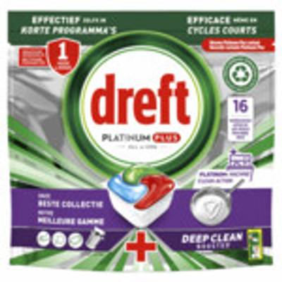 Dreft Plus vaatwastabletten  - 80 wasbeurten