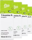 Etos Kids - Vitamine K - druppels - 4 x 10ml - voordeelverpakking