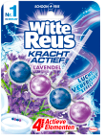 Witte Reus Toiletblok Kracht Actief Lavendel - 1 toiletblok