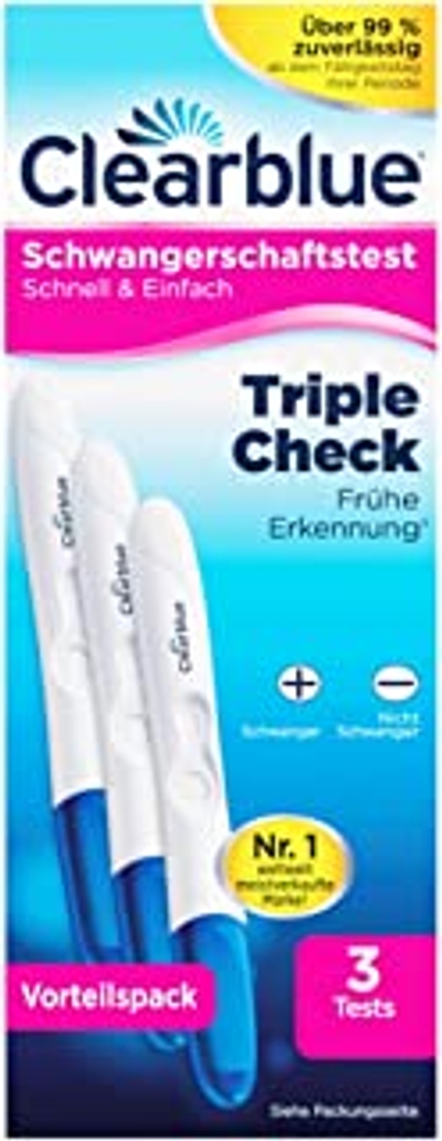 Clearblue Zwangerschapstest, vroege detectie - 3 stuks