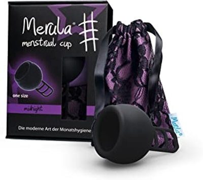 Merula 1 Menstruatie Cup Midnight Zwart - 1 stuk