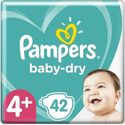 Pampers Baby Dry  luiers maat 4 plus - 42 stuks