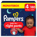 Pampers Baby Dry Night Pants  luierbroekjes maat 4 - 180 stuks