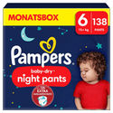 Pampers Baby Dry Night Pants  luierbroekjes maat 6 - 138 stuks