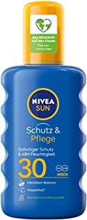 Nivea Sun Zonnespray per stuk 1 x 200 ml, vochtinbrengende zonnecrème-spray met SPF 30, voedende en waterbestendige zonnelotion