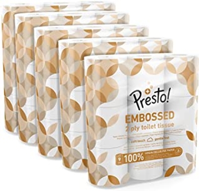 Presto! 2-laags toiletpapier - 45 rollen