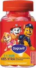 Dagravit Kids Paw Patrol 3-5 jaar multivitaminen - Vitamine C en mineraal zink dragen bij aan normaal functioneren van het immuunsysteem - 60 gummies