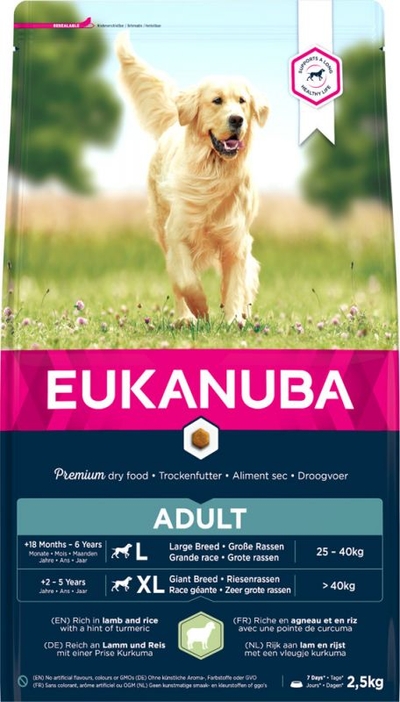Eukanuba Dog Adult Large Breed - Hondenvoer 2,5 kg - hondenbrokken