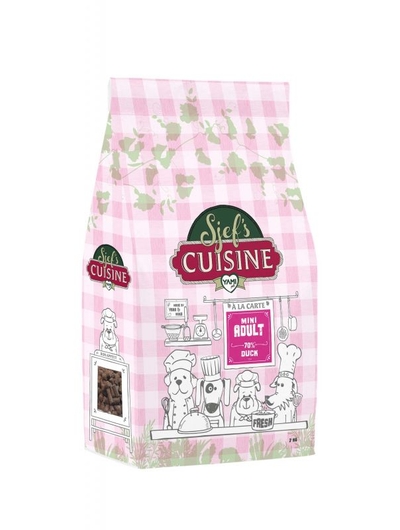 Sjef's Cuisine Mini Adult - Hondenvoer 3 kg - hondenbrokken
